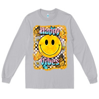 Moon Dust happy vibes smiley face Long Sleeve Tee - BarkalooDesign