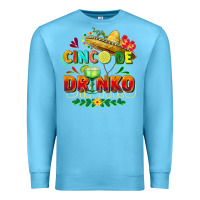Ocean Blue Cinco de drinko Premium Sweatshirt - FaDigitalArtStudio