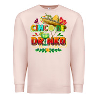 Pale Pink Cinco de drinko Premium Sweatshirt - FaDigitalArtStudio