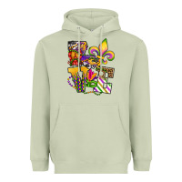 Matcha louisiana map love Heavyweight Hoodie - OliviaCreatesArt