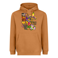 Meerkat louisiana map love Heavyweight Hoodie - OliviaCreatesArt