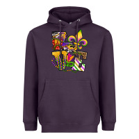 Plum louisiana map love Heavyweight Hoodie - OliviaCreatesArt