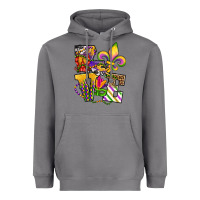 Storm louisiana map love Heavyweight Hoodie - OliviaCreatesArt