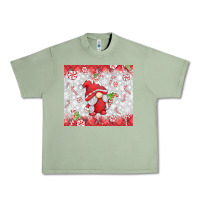 Oil Green candy cane gnome Urban Heavy Tee - MaliasSmallBusiness