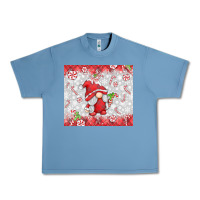Pebble Blue candy cane gnome Urban Heavy Tee - MaliasSmallBusiness