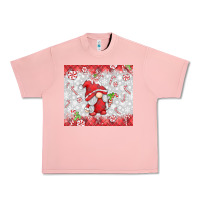 Salmon candy cane gnome Urban Heavy Tee - MaliasSmallBusiness