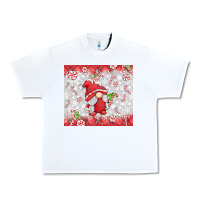 White candy cane gnome Urban Heavy Tee - MaliasSmallBusiness