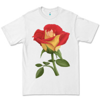 White Ketchup And Mustard Rose Premium Tee - LillyAllenDesigns