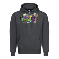 Smoke nurse mardi gras Zipper Hoodie - CowGirlArtShop