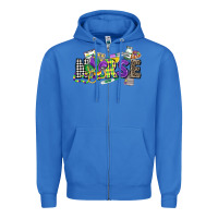 True Royal nurse mardi gras Zipper Hoodie - CowGirlArtShop