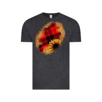 Vintage Black sunflower Christmas patch Vintage Tee - JahusDesignShop