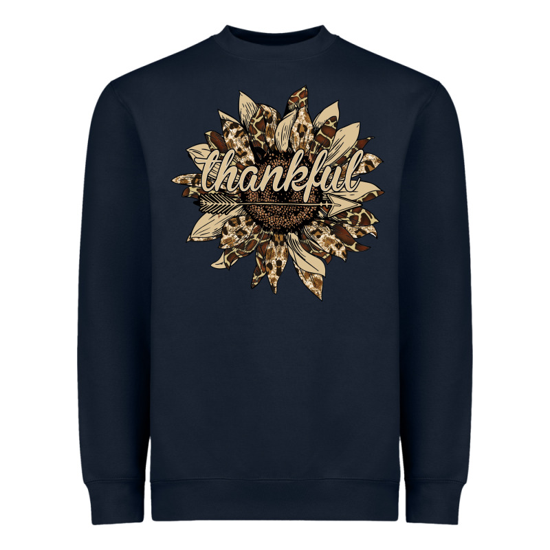 Thankful Sunflower Heavyweight Sweatshirt by Bettercallsaul | Teevron