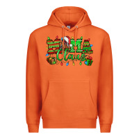 Carrot Mama claus christmas lights and gifts mother's day Premium Hoodie - HowdyJamesFarm