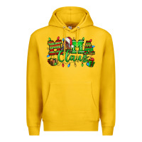 Lemon Mama claus christmas lights and gifts mother's day Premium Hoodie - HowdyJamesFarm
