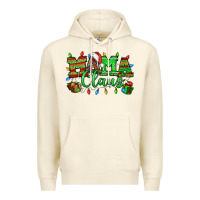 Sandshell Mama claus christmas lights and gifts mother's day Premium Hoodie - HowdyJamesFarm