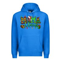 True Royal Mama claus christmas lights and gifts mother's day Premium Hoodie - HowdyJamesFarm