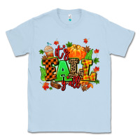 Dusty Blue its fall yall Classic Tee - MaliasSmallBusiness