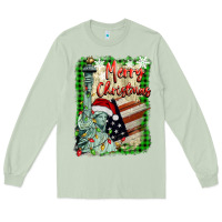Matcha merry christmas  statue of liberty Long Sleeve Tee - BarkalooDesign