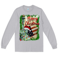 Moon Dust merry christmas  statue of liberty Long Sleeve Tee - BarkalooDesign