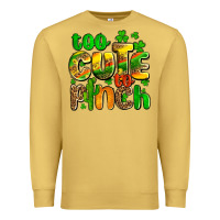 Antique Gold St. Patrick's too cute to pinch Premium Sweatshirt - OliviaCreatesArt