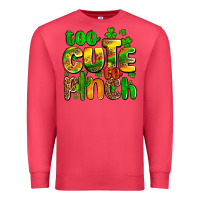 Cardinal St. Patrick's too cute to pinch Premium Sweatshirt - OliviaCreatesArt