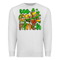 Oatmeal Heather St. Patrick's too cute to pinch Premium Sweatshirt - OliviaCreatesArt
