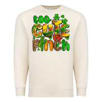 Sandshell St. Patrick's too cute to pinch Premium Sweatshirt - OliviaCreatesArt