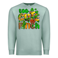 Seafoam St. Patrick's too cute to pinch Premium Sweatshirt - OliviaCreatesArt