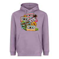 Lavender 90s country caassette tapes Heavyweight Hoodie - OliviaCreatesArt