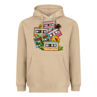 Mushroom 90s country caassette tapes Heavyweight Hoodie - OliviaCreatesArt