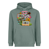 Sage 90s country caassette tapes Heavyweight Hoodie - OliviaCreatesArt