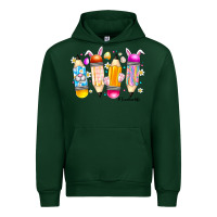 Forest Green Easter Teacher Life Urban Hoodie - CowhideDigitalArt