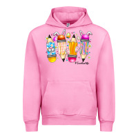 Fuchsia Pink Easter Teacher Life Urban Hoodie - CowhideDigitalArt