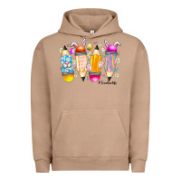 Pigment Burro Easter Teacher Life Urban Hoodie - CowhideDigitalArt