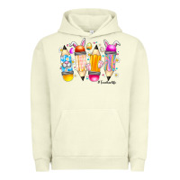 Pigment Pistachio Easter Teacher Life Urban Hoodie - CowhideDigitalArt