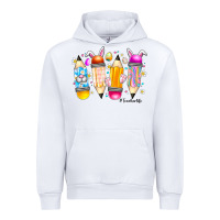 White Easter Teacher Life Urban Hoodie - CowhideDigitalArt