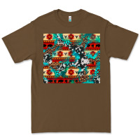 Cacao aztec leopard cowhide turquoise Premium Tee - BarkalooDesign