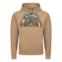 Vintage Coffee Western Rainbow Vintage Hoodie - Jasminsmagicworld