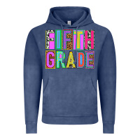 Vintage Denim fifth grade Vintage Hoodie - NancyCooperArtShop