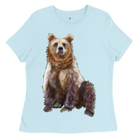 Baby Blue bear Ladies Tee - Artiststas