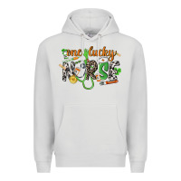 Dove Grey One lucky Nurse St. Patrick's Day Premium Hoodie - CowGirlArtShop