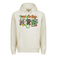 Oatmeal Heather One lucky Nurse St. Patrick's Day Premium Hoodie - CowGirlArtShop