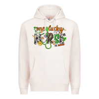 Pale Pink One lucky Nurse St. Patrick's Day Premium Hoodie - CowGirlArtShop