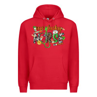 Red One lucky Nurse St. Patrick's Day Premium Hoodie - CowGirlArtShop