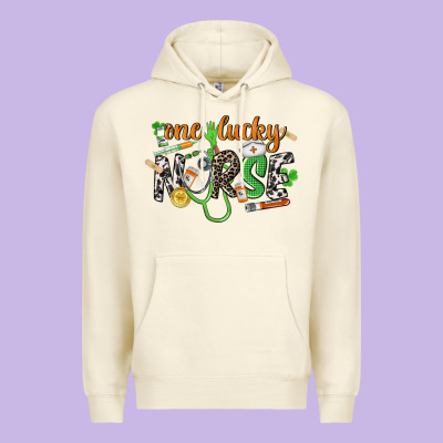 One Lucky Nurse St. Patrick's Day Premium Hoodie Designed By Cowgirlartshop