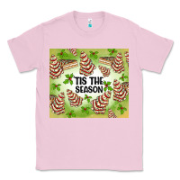 Bubblegum Pink tis the season christmas tree cake Classic Tee - MaliasSmallBusiness