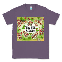 Lavender tis the season christmas tree cake Classic Tee - MaliasSmallBusiness