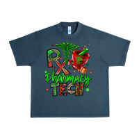 Midnight Navy christmas rx pharmacy tech Urban Heavy Tee - MaliasSmallBusiness