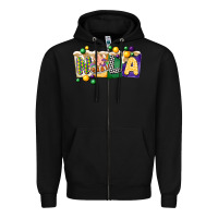 Black nola cake mardi gras Zipper Hoodie - CowGirlArtShop