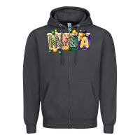 Smoke nola cake mardi gras Zipper Hoodie - CowGirlArtShop